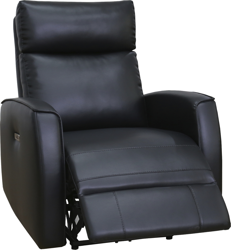 Porter Lane Black Dual Power Recliner - Thumbnail - Image 3