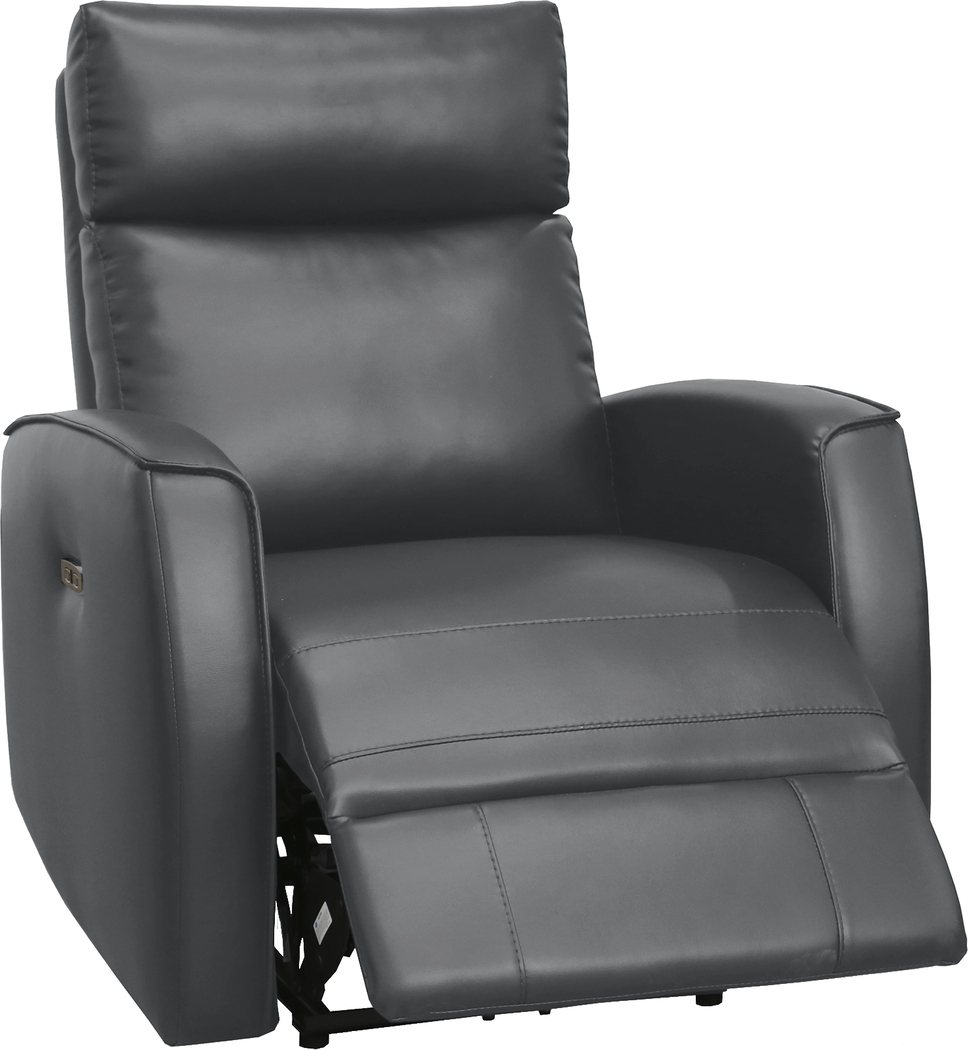 Porter Lane Gray Dual Power Recliner - Thumbnail - Image 3