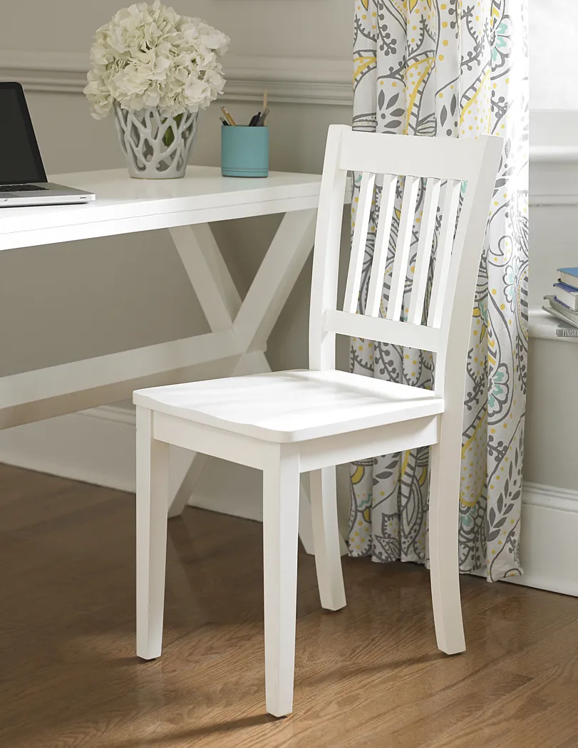Porterfield White Desk Chair - Thumbnail - Image 2