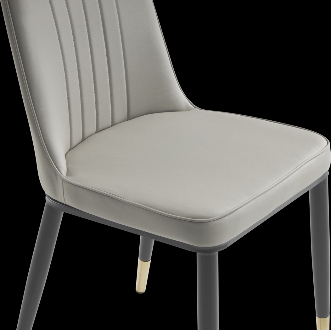 Portland Square Black Rectangle 5 Pc Dining Room - Thumbnail - Image 7