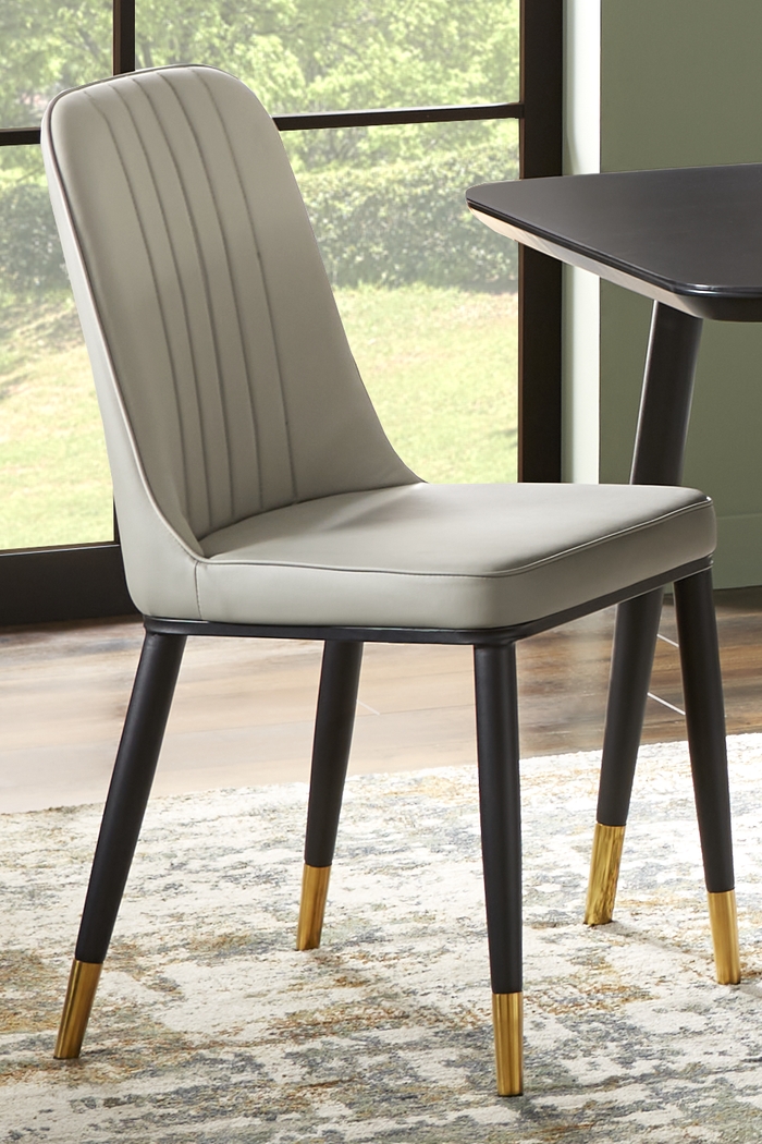 Portland Square Black Rectangle 5 Pc Dining Room - Thumbnail - Image 8