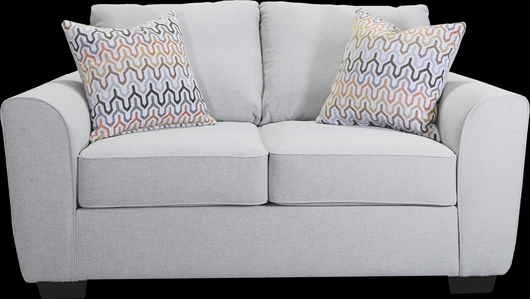 Portman Gray Loveseat - Thumbnail - Image 1