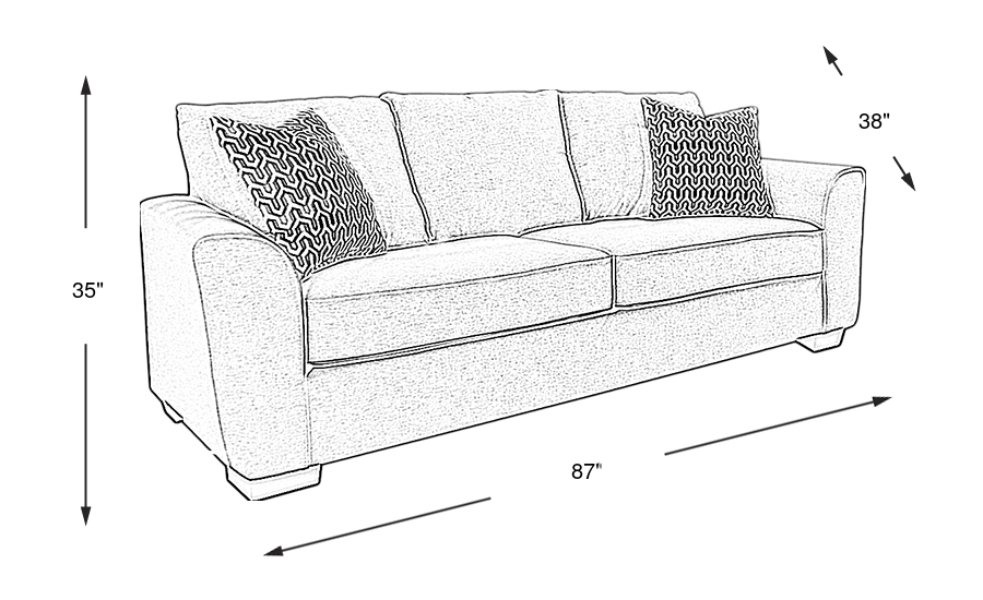 Dimension Image. Please refer to the Dimension Tab on this page for dimension details.