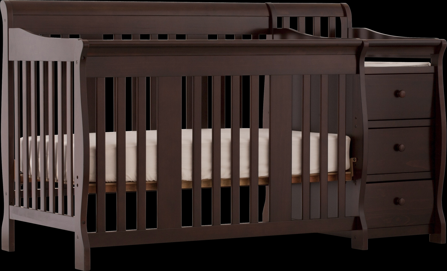 Portofino Espresso Crib and Changer Combo - Thumbnail - Image 1