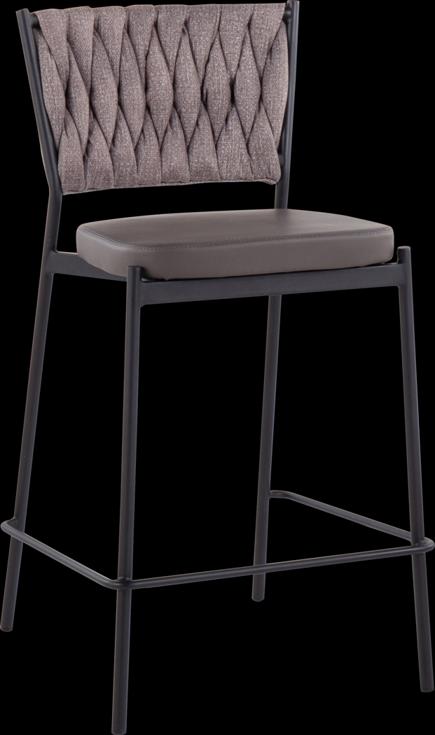 Portola Gem Brown Counter Height Stool, Set of 2 - Thumbnail - Image 2