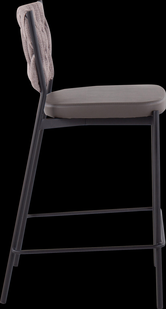 Portola Gem Brown Counter Height Stool, Set of 2 - Thumbnail - Image 4