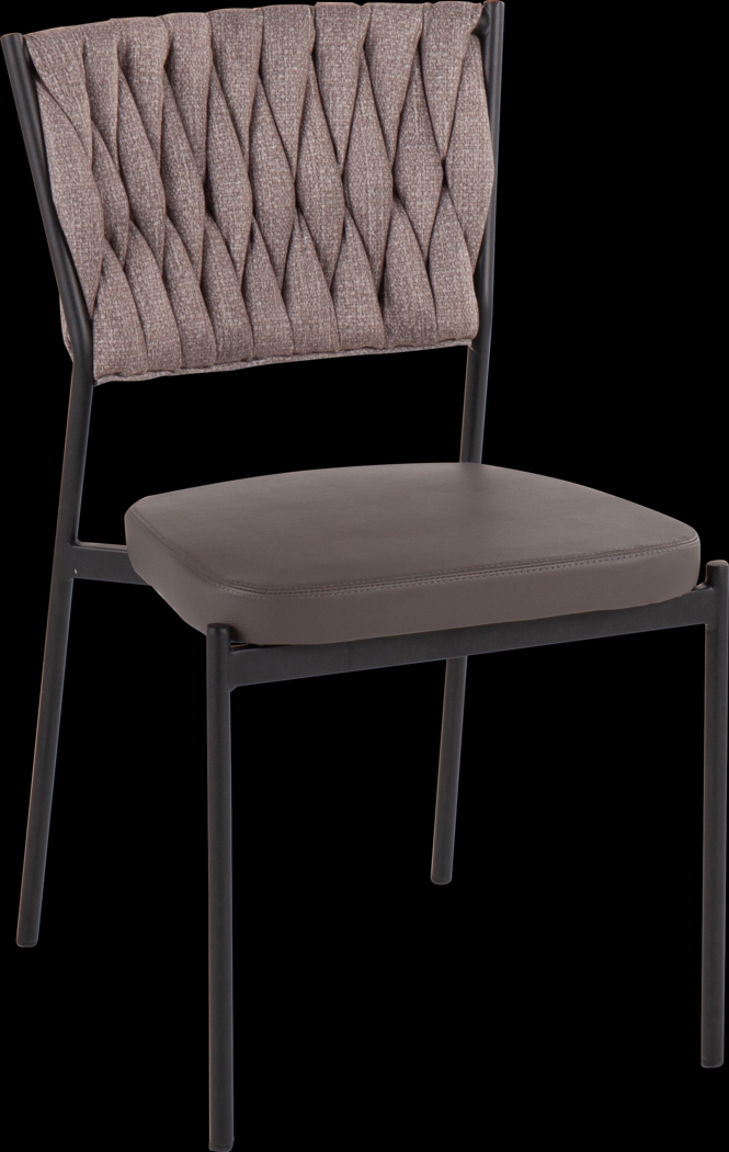 Portola Gem Brown Side Chair, Set of 2 - Thumbnail - Image 2