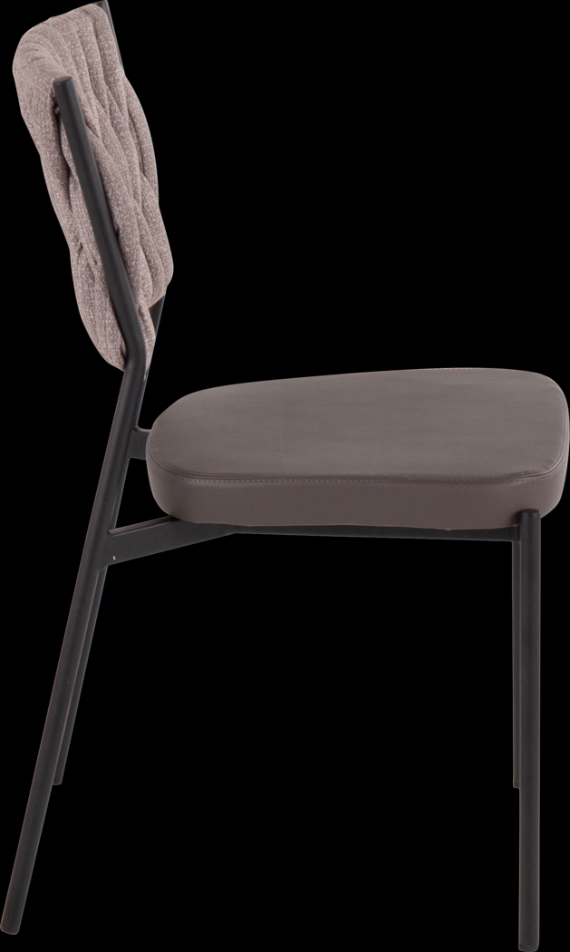 Portola Gem Brown Side Chair, Set of 2 - Thumbnail - Image 3