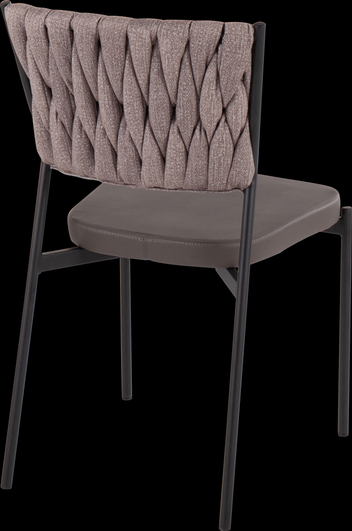 Portola Gem Brown Side Chair, Set of 2 - Thumbnail - Image 4