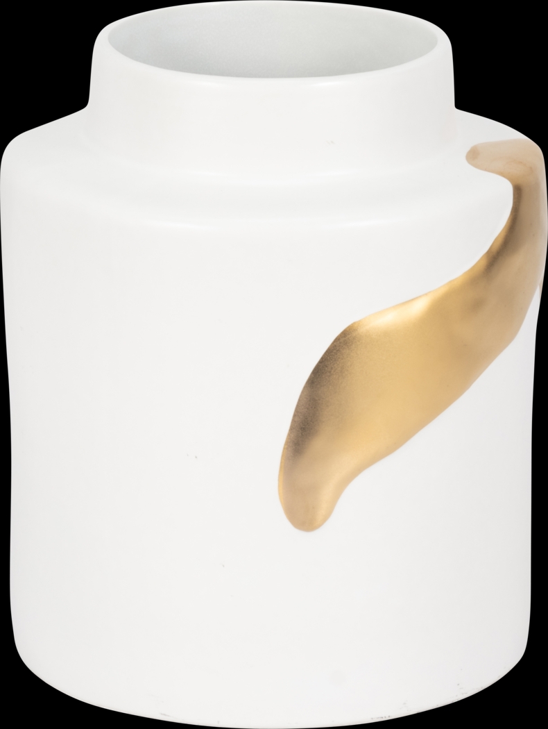 Portolaa White 10 in. Vase - Thumbnail - Image 5