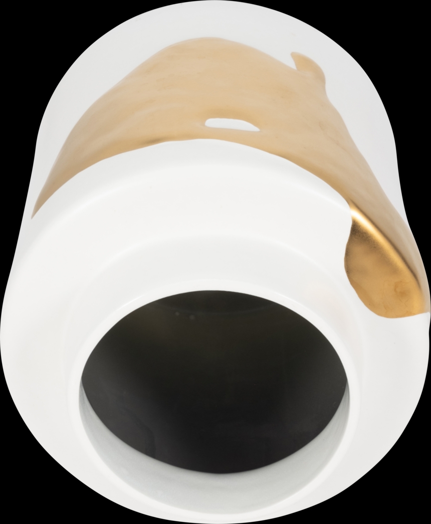 Portolaa White 10 in. Vase - Thumbnail - Image 6