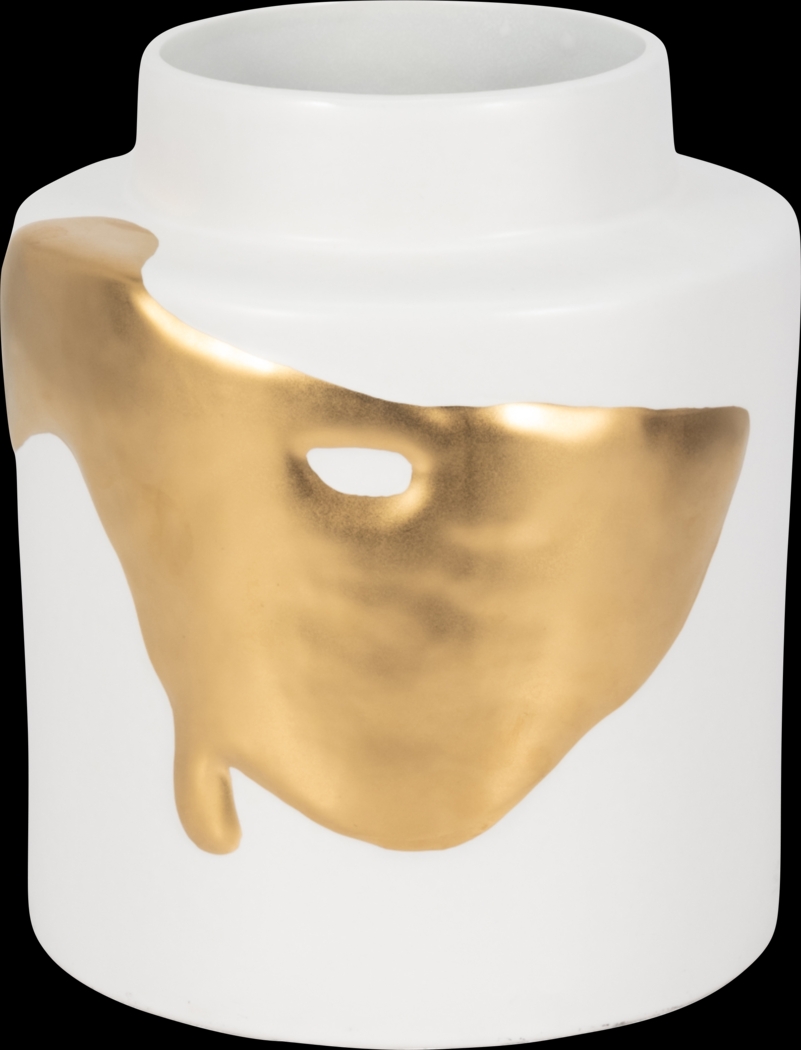 Portolaa White 10 in. Vase - Thumbnail - Image 1