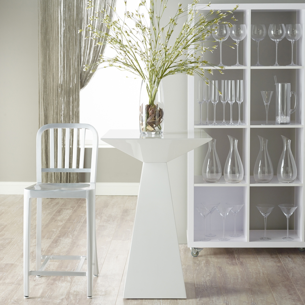 Portrush White Bar Table - Thumbnail - Image 2