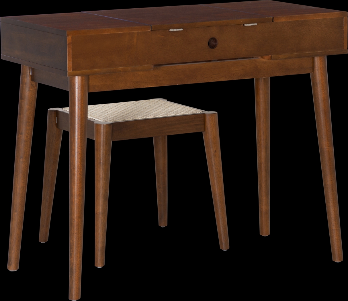 Portsher Walnut Vanity Set - Thumbnail - Image 14