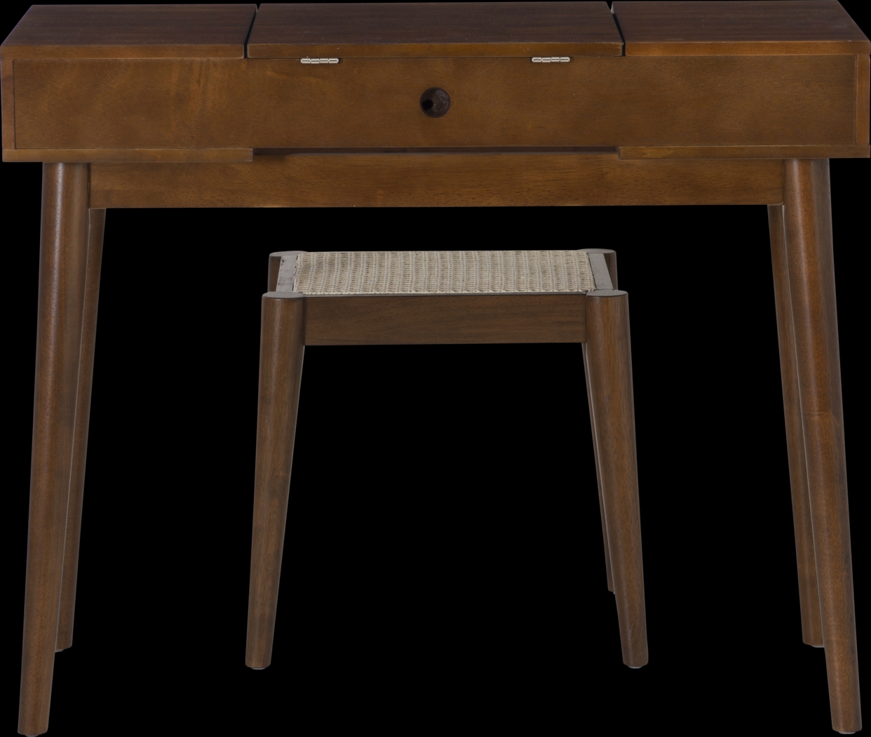 Portsher Walnut Vanity Set - Thumbnail - Image 15