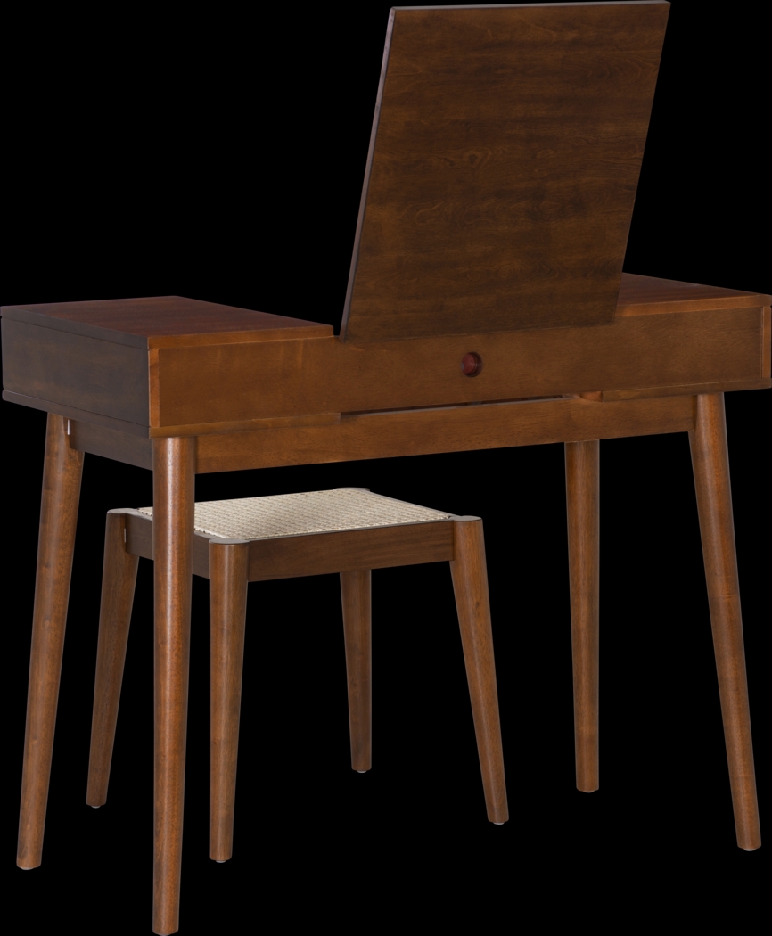 Portsher Walnut Vanity Set - Thumbnail - Image 8