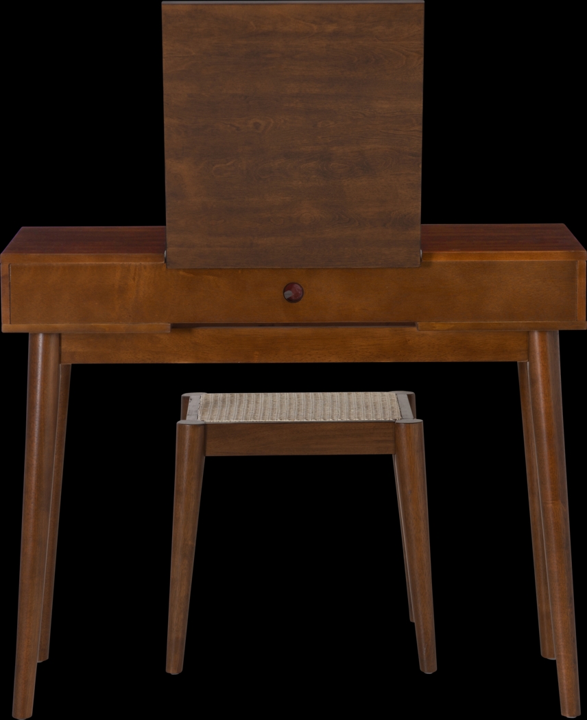 Portsher Walnut Vanity Set - Thumbnail - Image 9