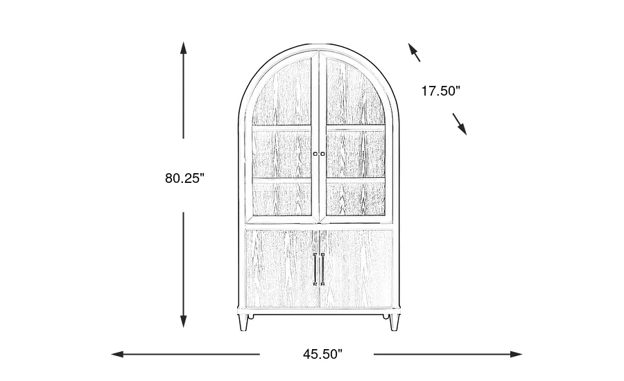 Dimension Image. Please refer to the Dimension Tab on this page for dimension details.