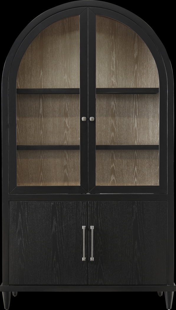 Portsmouth Black China Cabinet - Thumbnail - Image 1