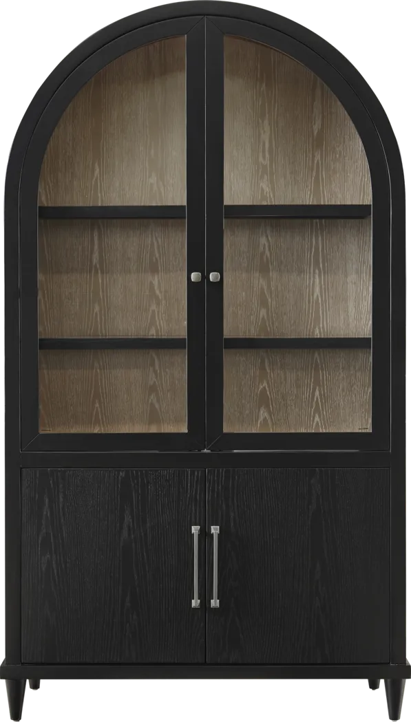 Portsmouth Black China Cabinet - Thumbnail - Image 1
