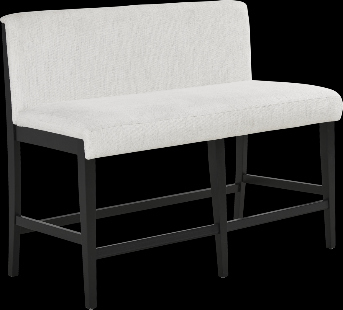 Portsmouth Black Counter Height Bench - Thumbnail - Image 2