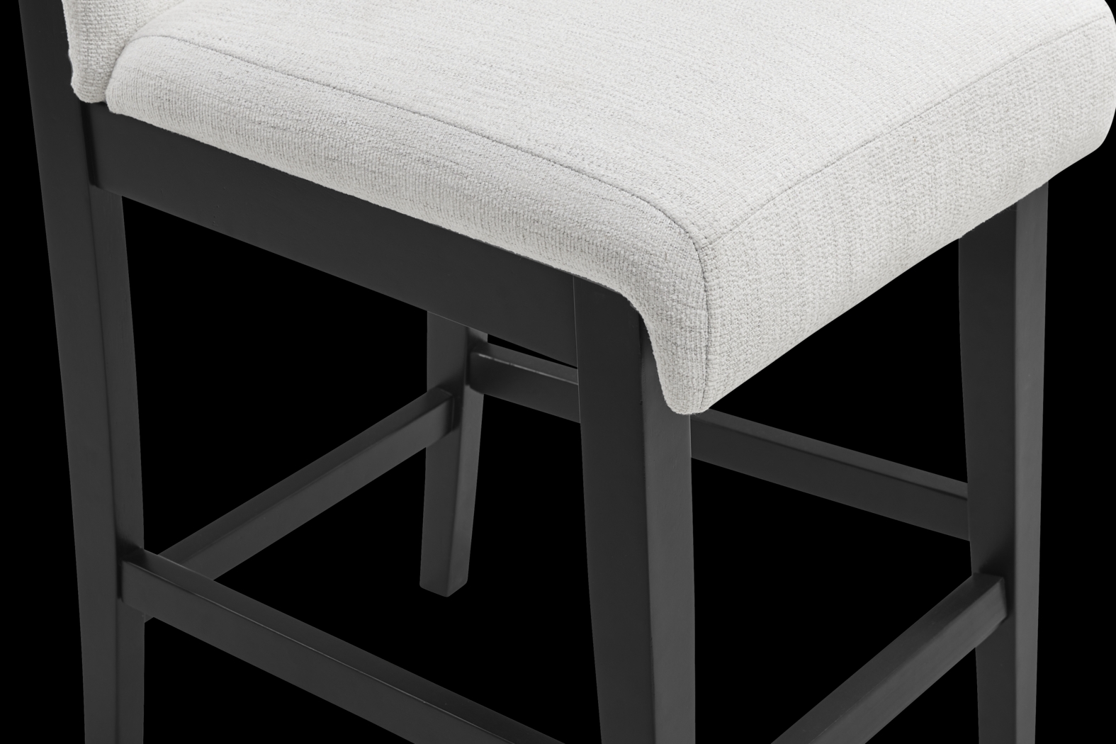 Portsmouth Natural 5 Pc Counter Height Dining Room with Black Stools - Thumbnail - Image 6