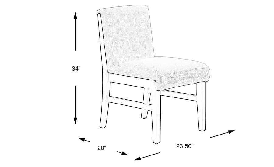 Dimension Image. Please refer to the Dimension Tab on this page for dimension details.