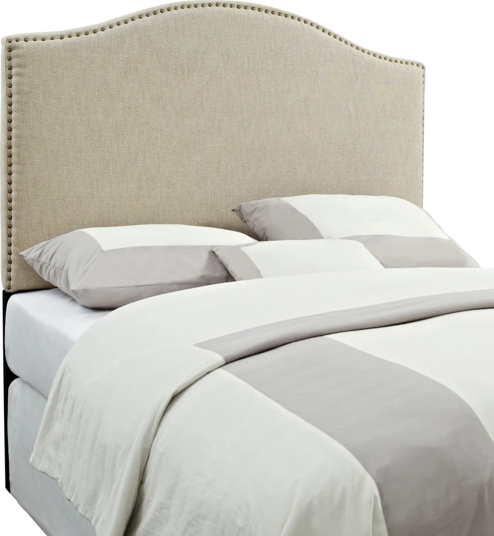 Posey Beige King/California King Headboard - Thumbnail - Image 4