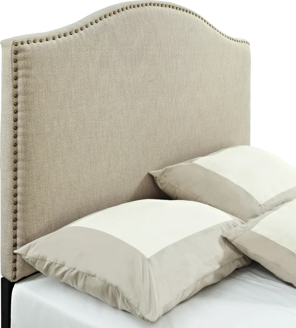 Posey Beige King/California King Headboard - Thumbnail - Image 5