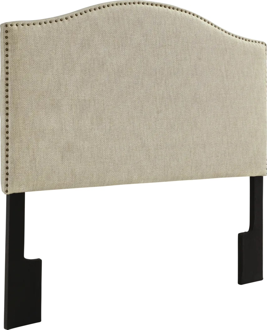 Posey Beige King/California King Headboard - Thumbnail - Image 1
