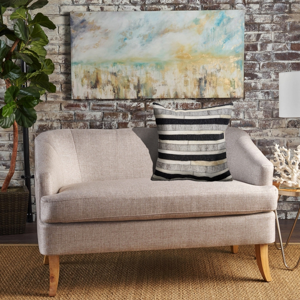 Posieten Gray Throw Pillow - Thumbnail - Image 2