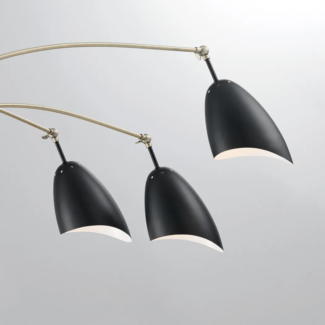 Possee Place Black Floor Lamp - Thumbnail - Image 2