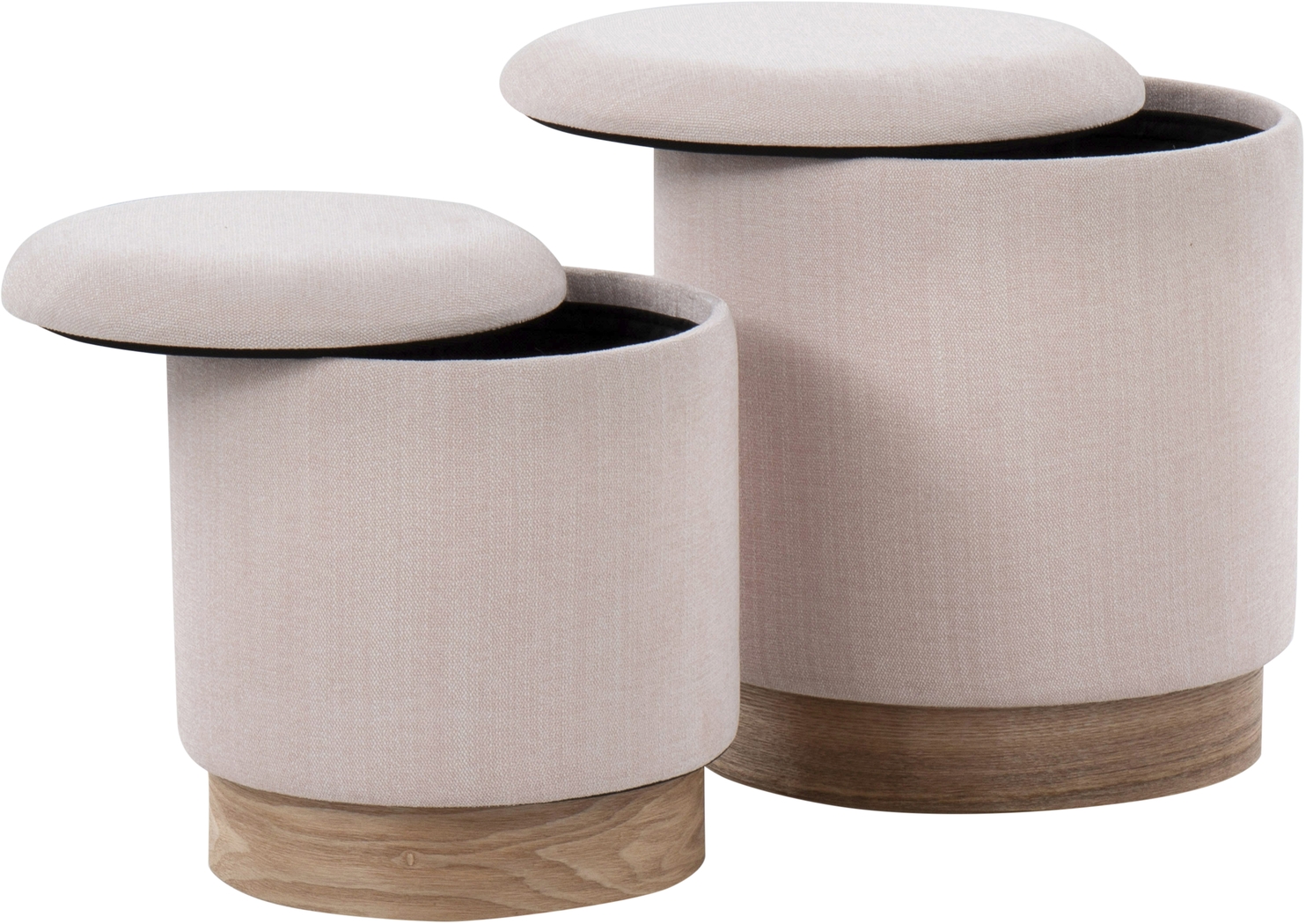Poulnot Pink Ottoman, Set of 2 - Thumbnail - Image 6