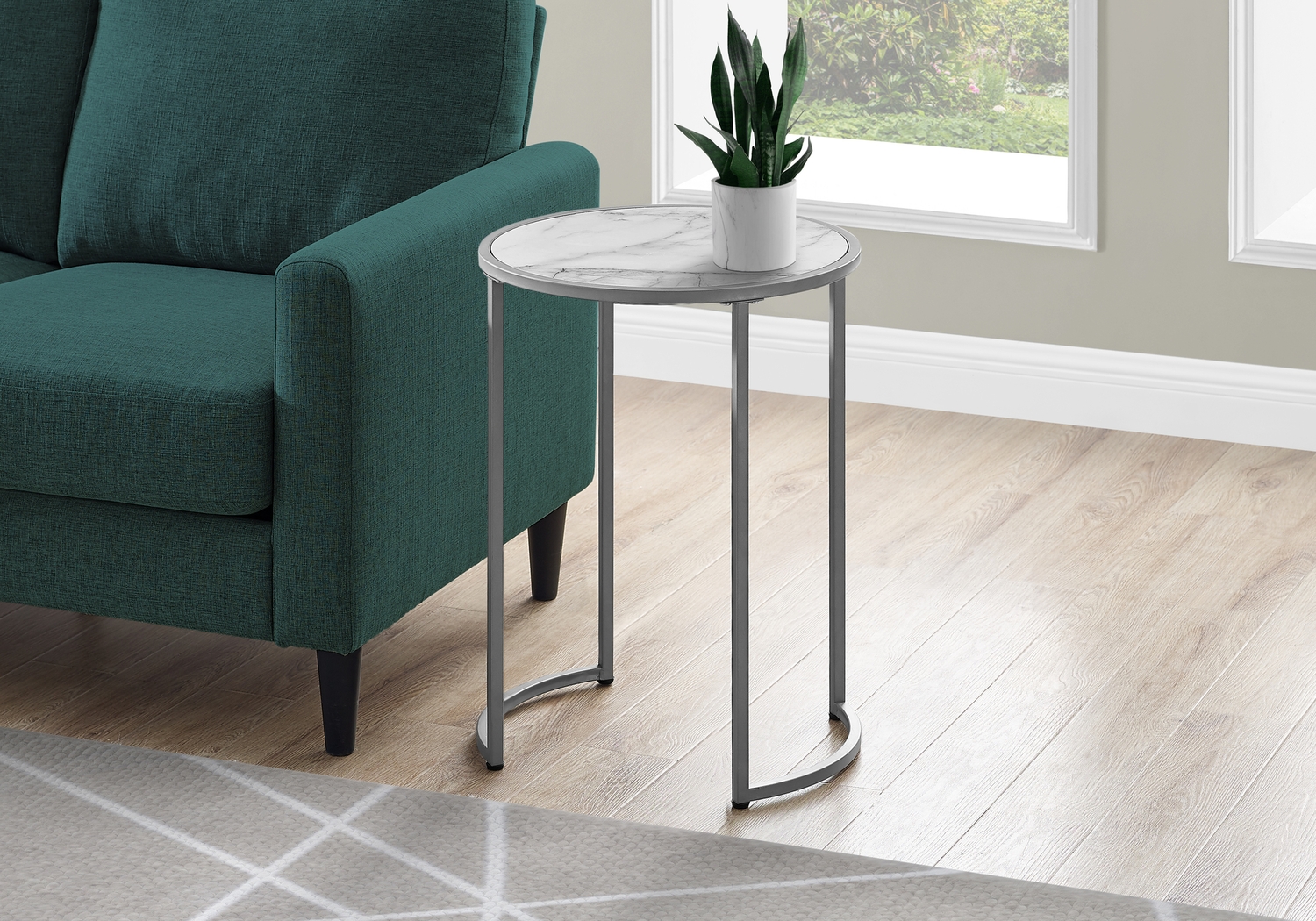 Powellpark White Accent Table - Thumbnail - Image 2