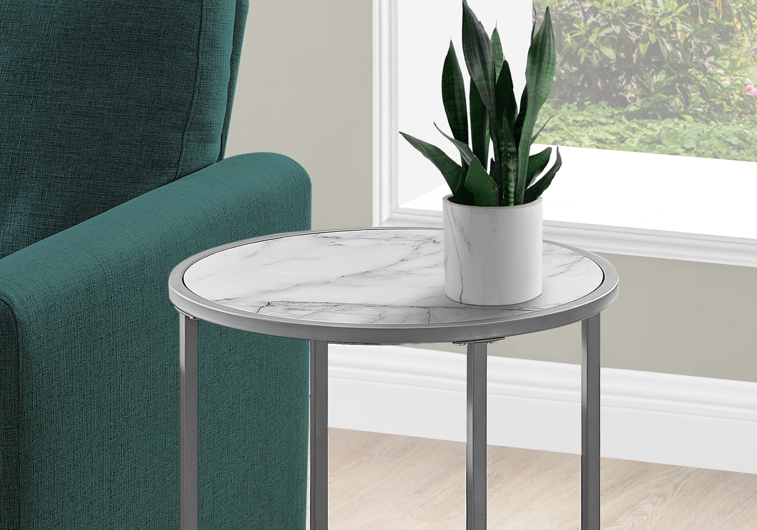 Powellpark White Accent Table - Thumbnail - Image 3