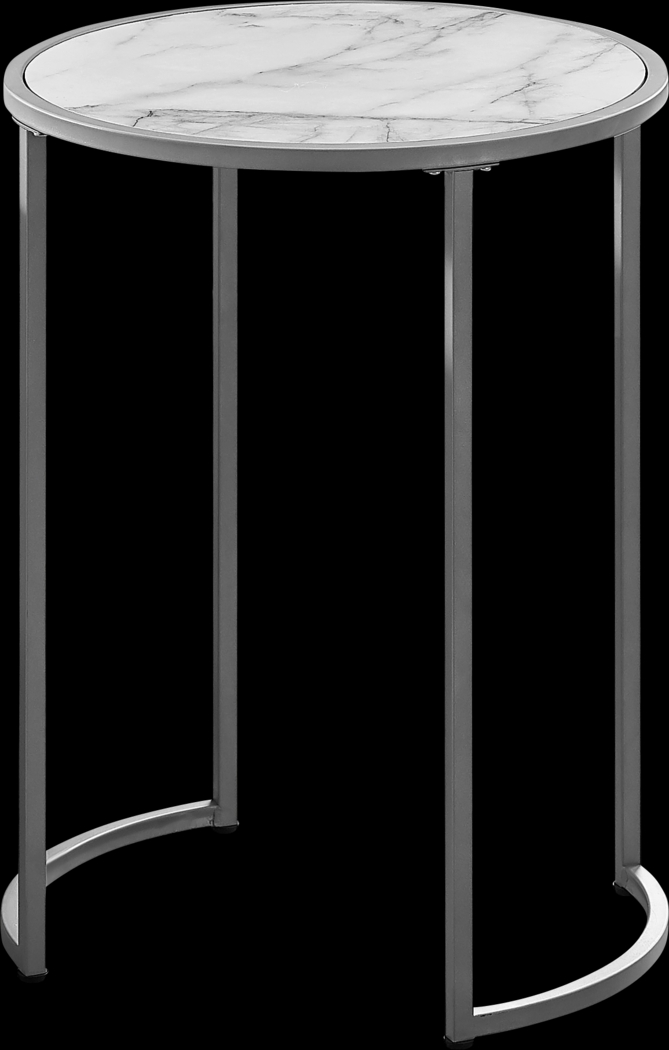 Powellpark White Accent Table - Thumbnail - Image 1