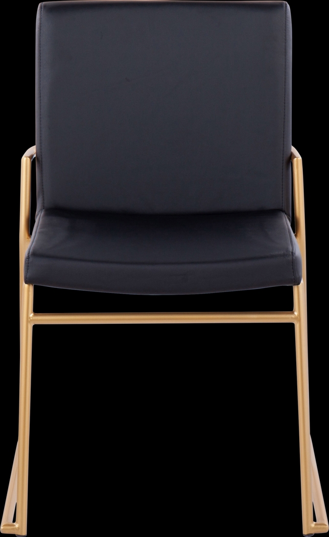 Powhatan I Black Dining Chair, Set of 2 - Thumbnail - Image 3