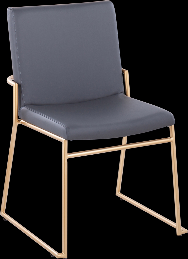 Powhatan I Gray Dining Chair, Set of 2 - Thumbnail - Image 4