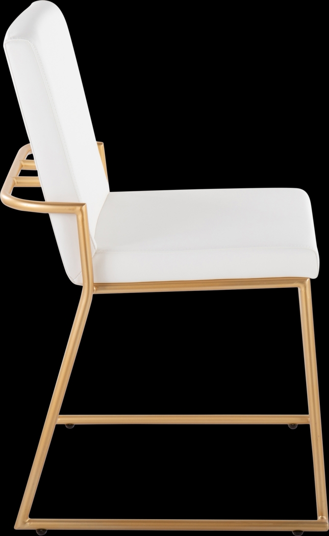 Powhatan I White Dining Chair, Set of 2 - Thumbnail - Image 3