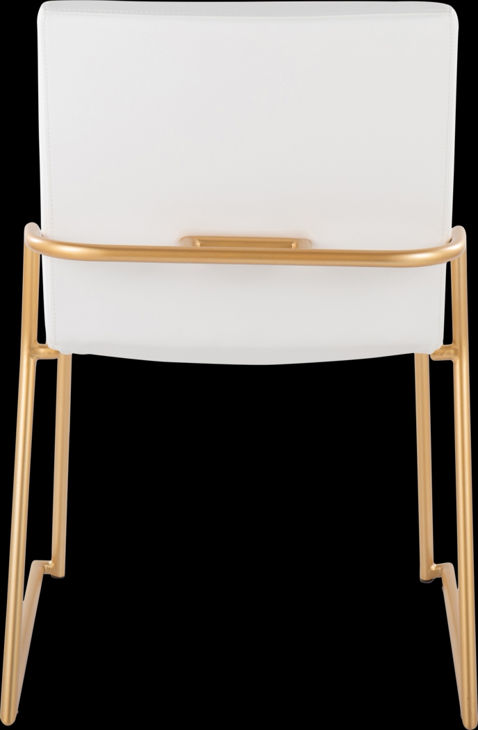 Powhatan I White Dining Chair, Set of 2 - Thumbnail - Image 5