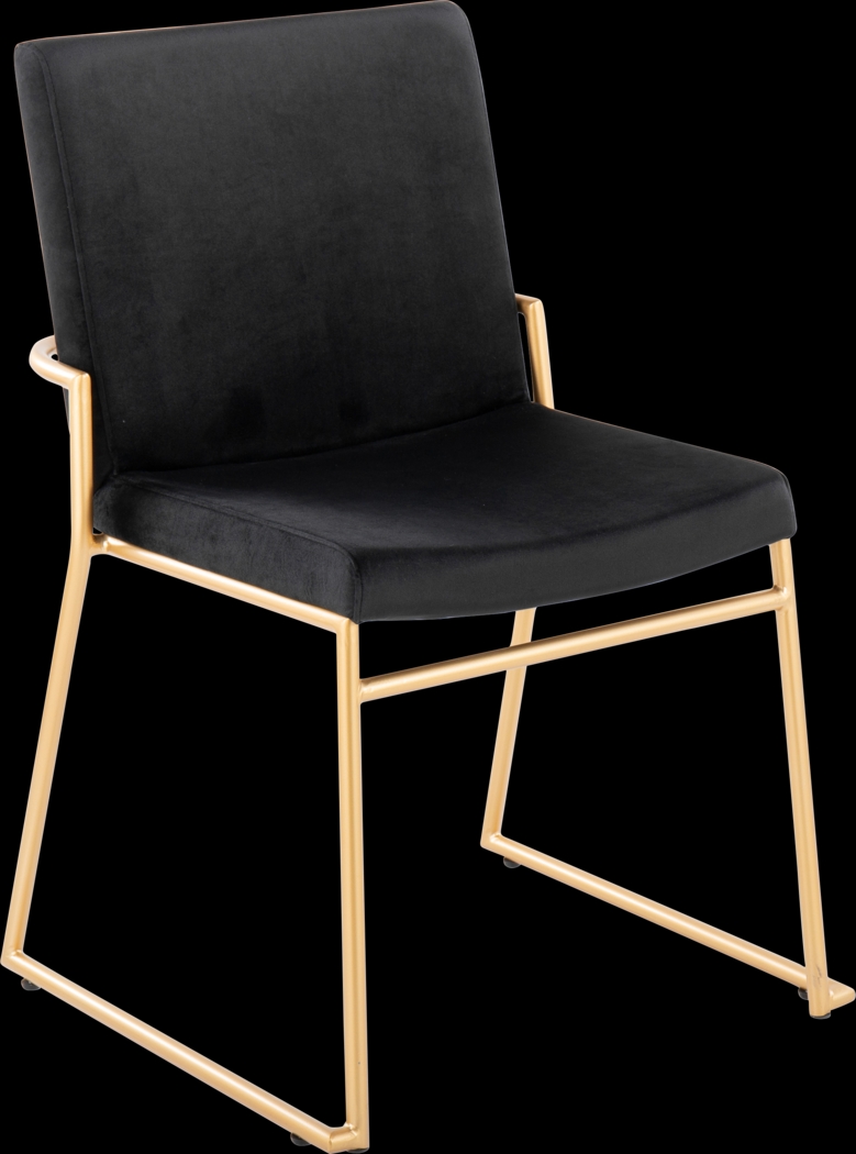 Powhatan II Black Dining Chair, Set of 2 - Thumbnail - Image 2