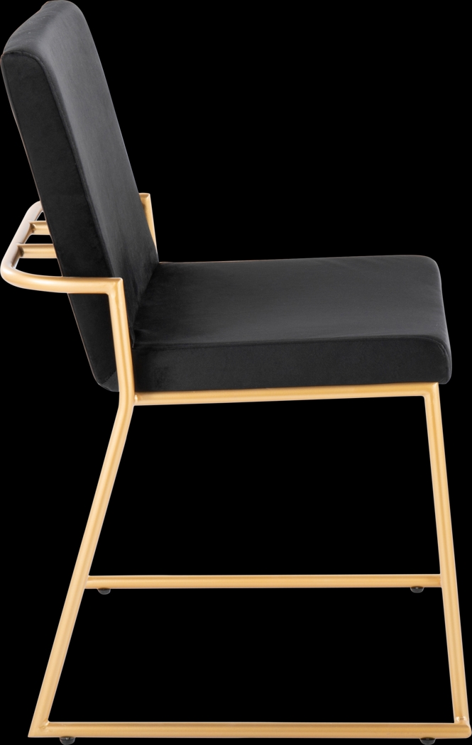 Powhatan II Black Dining Chair, Set of 2 - Thumbnail - Image 3