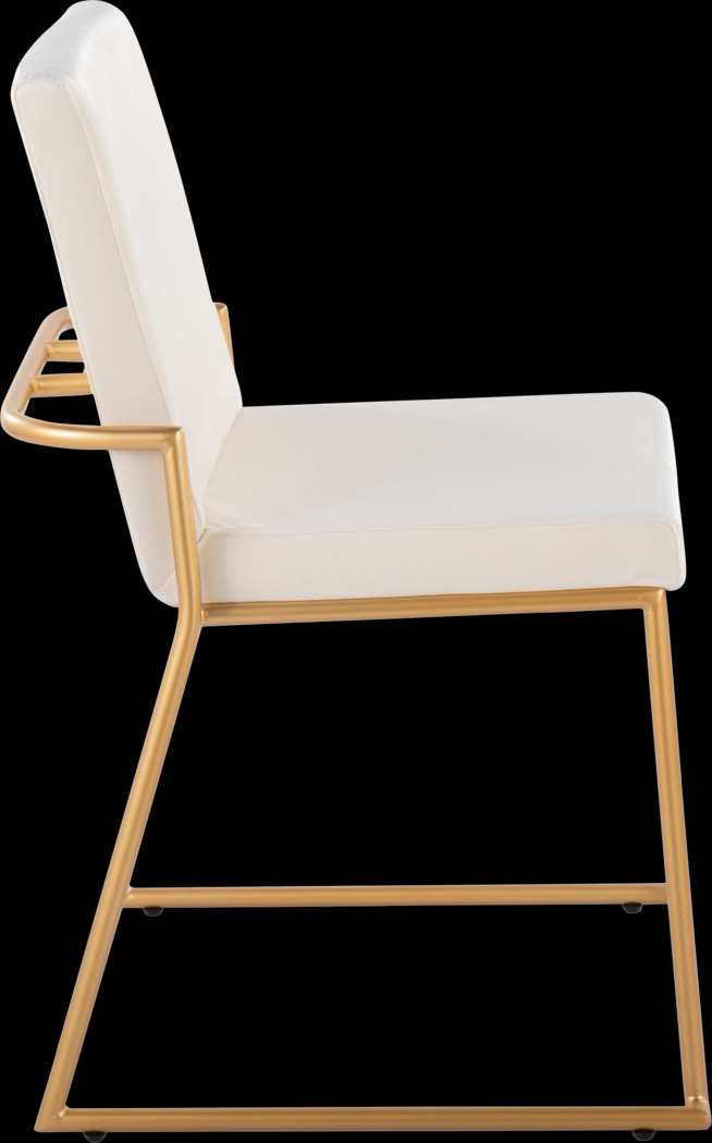 Powhatan II Cream Dining Chair, Set of 2 - Thumbnail - Image 5