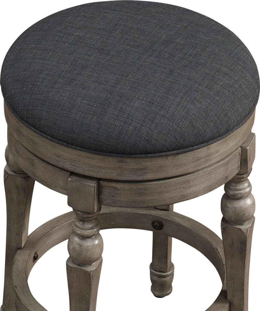 Powhattan Beige Swivel Counter Stool - Thumbnail - Image 3