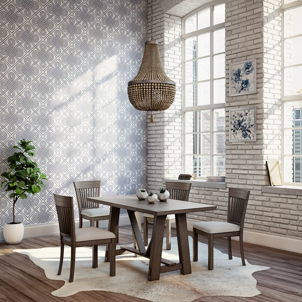 Poynette Gray Dining Table - Thumbnail - Image 2