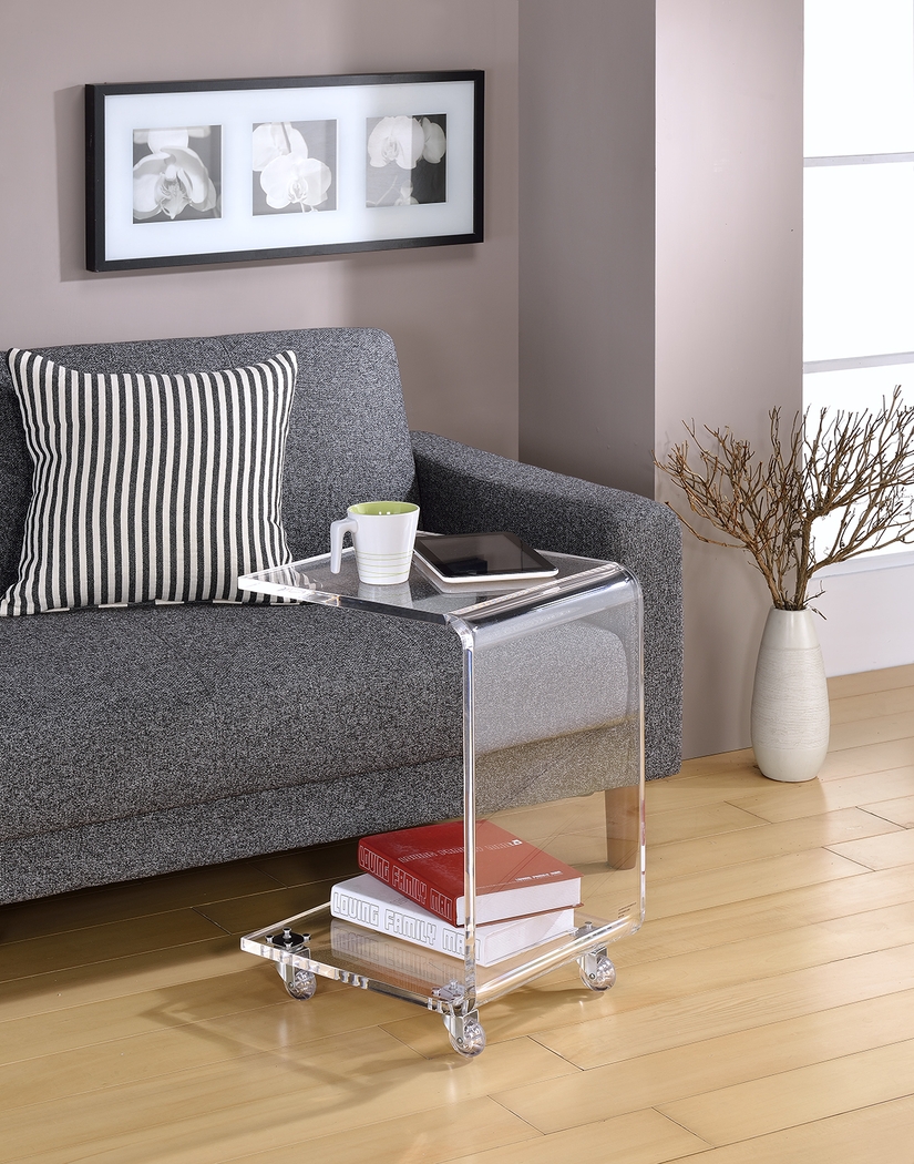 Praigla Clear Accent Table - Thumbnail - Image 2