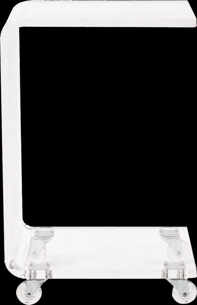 Praigla Clear Accent Table - Thumbnail - Image 1