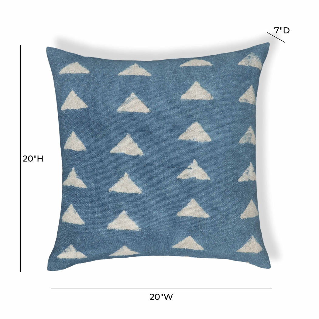 Prairiedawn II Blue Accent Pillow - Thumbnail - Image 4