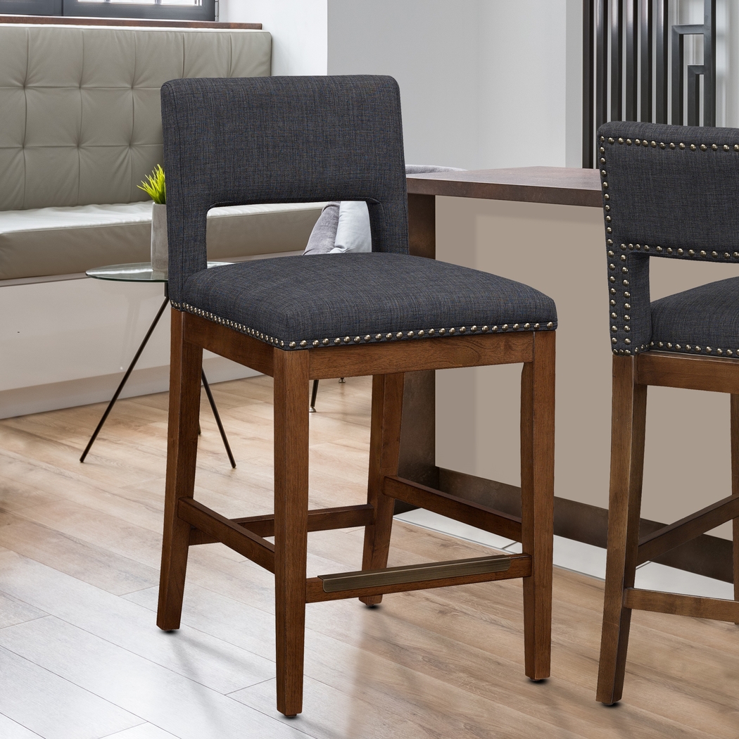 Praro Gray Counter Stool - Thumbnail - Image 6