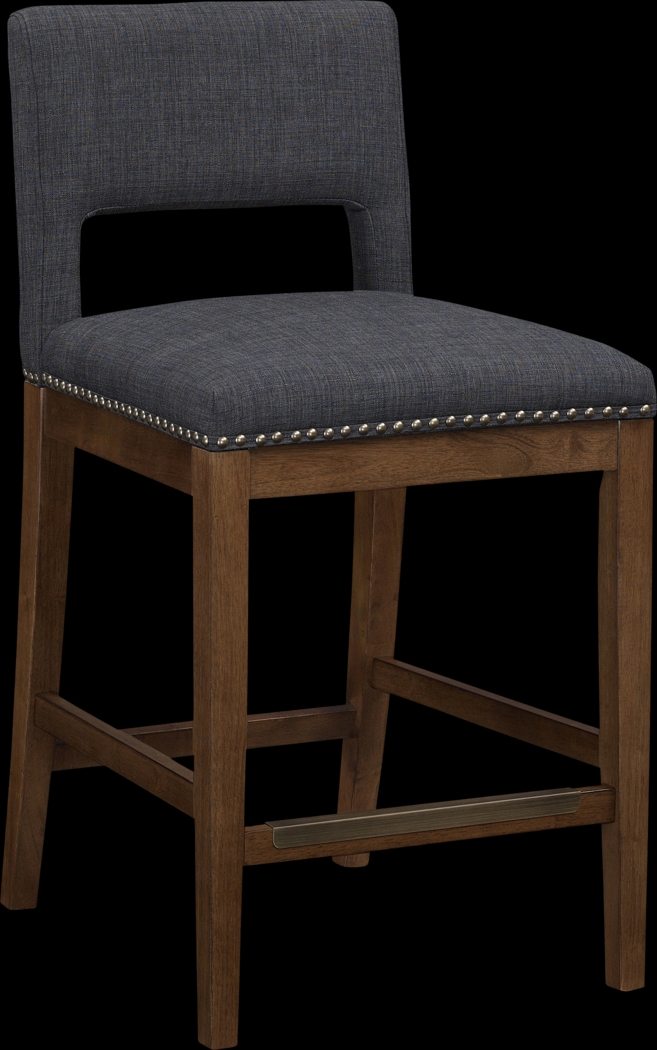 Praro Gray Counter Stool - Thumbnail - Image 1